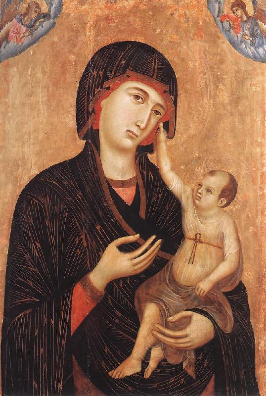 Duccio di Buoninsegna Madonna with Child and Two Angels (Crevole Madonna) dfg oil painting image